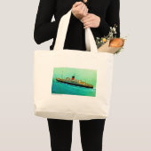 RMS Parthia Grote Tote Bag (Voorkant (product))