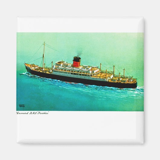 RMS Parthia Magneet (Voorkant)