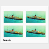 RMS Parthia Rechthoekige Sticker (Vel)