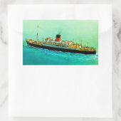 RMS Parthia Rechthoekige Sticker (Tas)