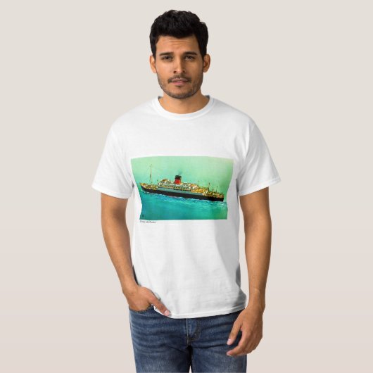 RMS Parthia T-shirt (Voorkant volledig)
