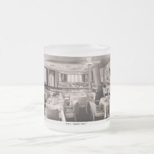 RMS Passenger Ship, Queen Mary, Grill  Matglas Koffiemok