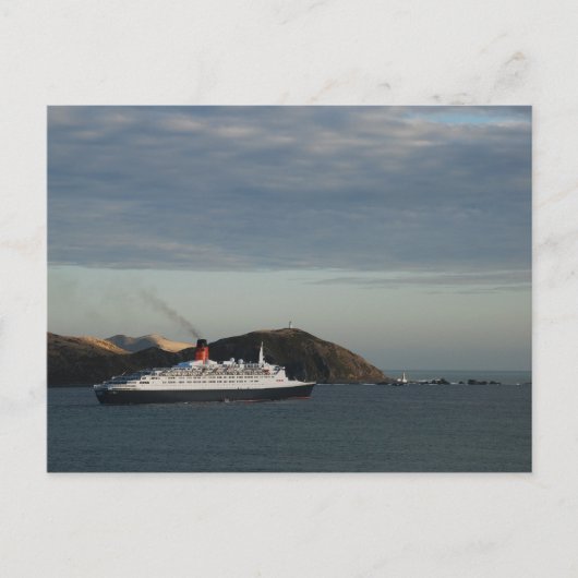 RMS Queen Elizabeth 2 Briefkaart (Voorkant)