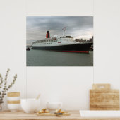 RMS Queen Elizabeth 2 Poster (Keuken)