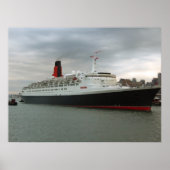 RMS Queen Elizabeth 2 Poster (Voorkant)