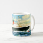 RMS Queen Elizabeth Koffiemok (Voorkant rechts)