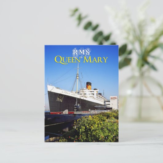 RMS Queen Mary Briefkaart (Staand voorkant)