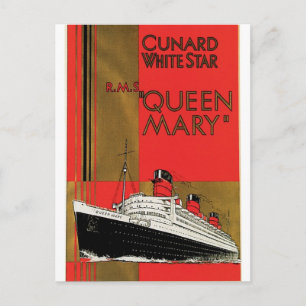 RMS Queen Mary Briefkaart