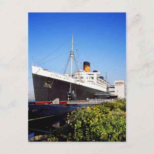 RMS Queen Mary Briefkaart (Voorkant)