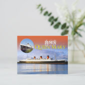 RMS Queen Mary Briefkaart (Staand voorkant)