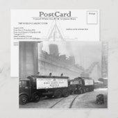 RMS Queen Mary Collectie Briefkaart (Voorkant / Achterkant)