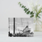 RMS Queen Mary Collectie Briefkaart (Staand voorkant)