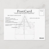 RMS Queen Mary Collectie Briefkaart (Achterkant)