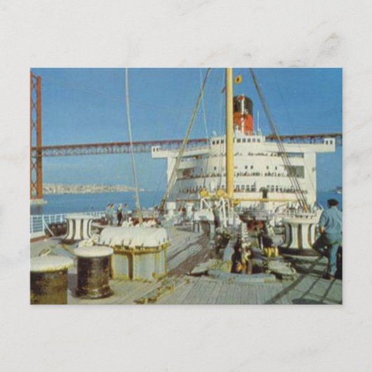 RMS Queen Mary Collectie Briefkaart (Voorkant)