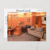 RMS Queen Mary Eerste Klasse zithoek Briefkaart (Voorkant / Achterkant)