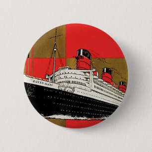RMS Queen Mary Ronde Button 5,7 Cm