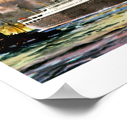 RMS Saxonia Poster (Hoek)