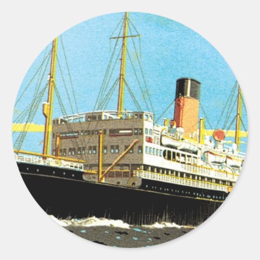 RMS Staffordshire Ronde Sticker (Voorkant)