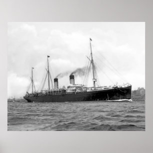RMS Teutonic Poster