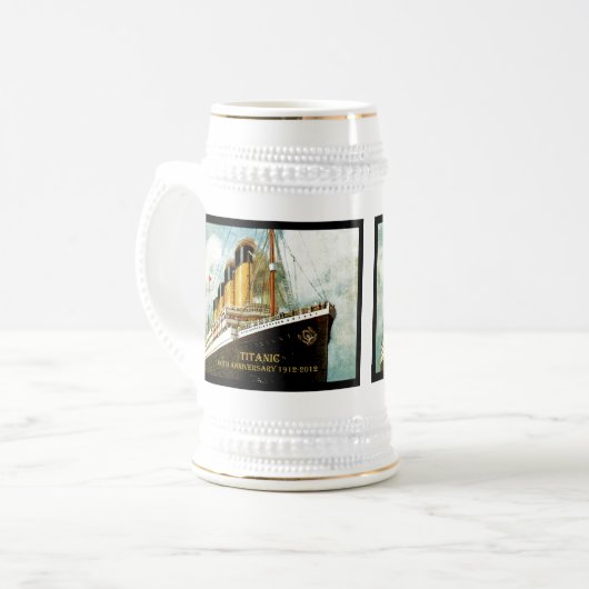 RMS Titanic 100th Jubileum Bierpul (Voorkant links)