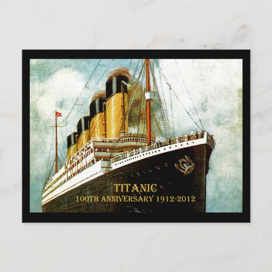 RMS Titanic 100th Jubileum Briefkaart (Voorkant)