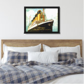 RMS Titanic 100th Jubileum Canvas Afdruk (Insitu (Slaapkamer))