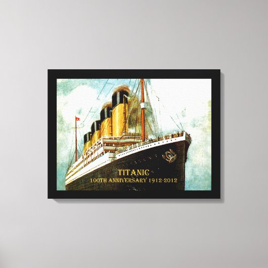 RMS Titanic 100th Jubileum Canvas Afdruk (Voorkant)
