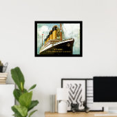 RMS Titanic 100th Jubileum Canvas Poster (Thuiskantoor)