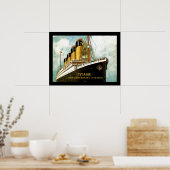 RMS Titanic 100th Jubileum Canvas Poster (Keuken)