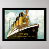 RMS Titanic 100th Jubileum Canvas Poster (Voorkant)