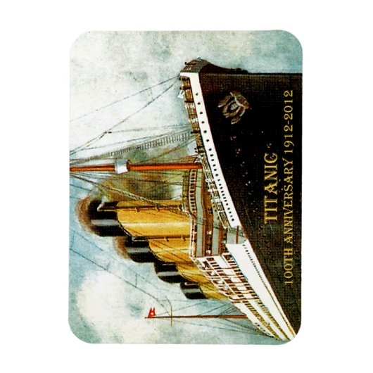 RMS Titanic 100th Jubileum Magneet (Verticaal)