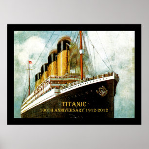 RMS Titanic 100th Jubileum Poster