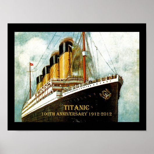 RMS Titanic 100th Jubileum Poster (Voorkant)