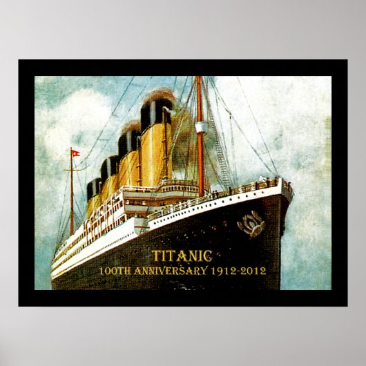 RMS Titanic 100th Jubileum Poster (Voorkant)