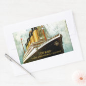 RMS Titanic 100th Jubileum Rechthoekige Sticker (Envelop)