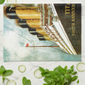 RMS Titanic 100th Jubileum Towel Theedoek (Gevouwen)