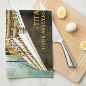 RMS Titanic 100th Jubileum Towel Theedoek (Quarter Fold)