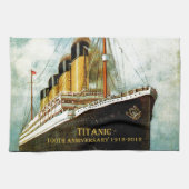 RMS Titanic 100th Jubileum Towel Theedoek (Horizontaal)