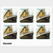 RMS Titanic 100th Jubileum Vierkante Sticker (Vel)