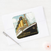RMS Titanic 100th Jubileum Vierkante Sticker (Envelop)