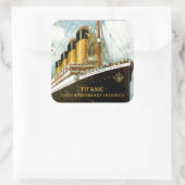 RMS Titanic 100th Jubileum Vierkante Sticker (Tas)