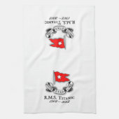 RMS Titanic 1912-2012 American MoJo Kitchen towel Theedoek (Verticaal)