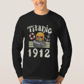 RMS Titanic 1912 Retro Nautical Cruise Ship Men Wo T-shirt (Voorkant)