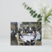 RMS Titanic 1st-klaspassagiers genieten van luxe Briefkaart (Staand voorkant)