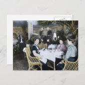 RMS Titanic 1st-klaspassagiers genieten van luxe Briefkaart (Voorkant / Achterkant)