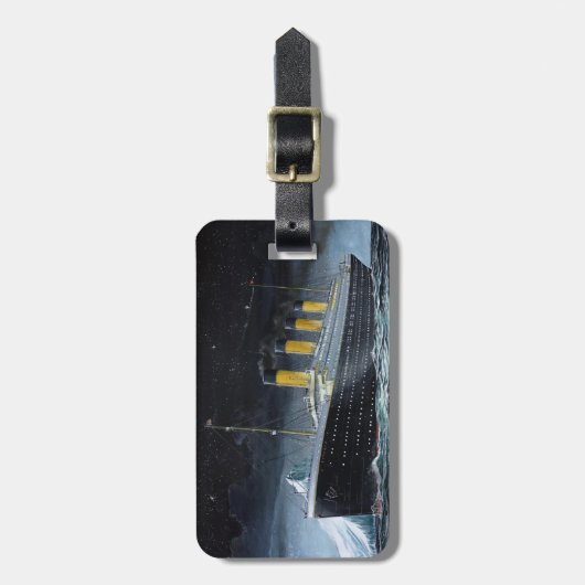 RMS Titanic Bagagelabel (Voorkant verticaal)