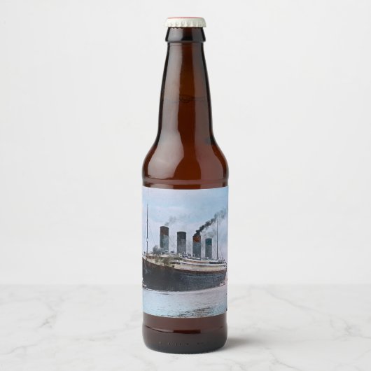 RMS Titanic Belfast Ireland  Bier Etiket (Voorkant)