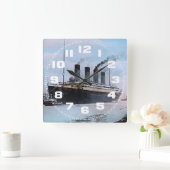 RMS Titanic Belfast Ireland Vierkante Klok (Huis)