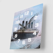 RMS Titanic Belfast Ireland Vierkante Klok (Hoek)