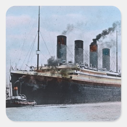 RMS Titanic Belfast Ireland  Vierkante Sticker (Voorkant)